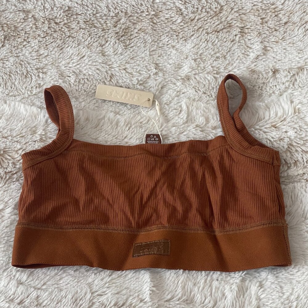 SKIMS Soft Lounge Bralette in Copper Small